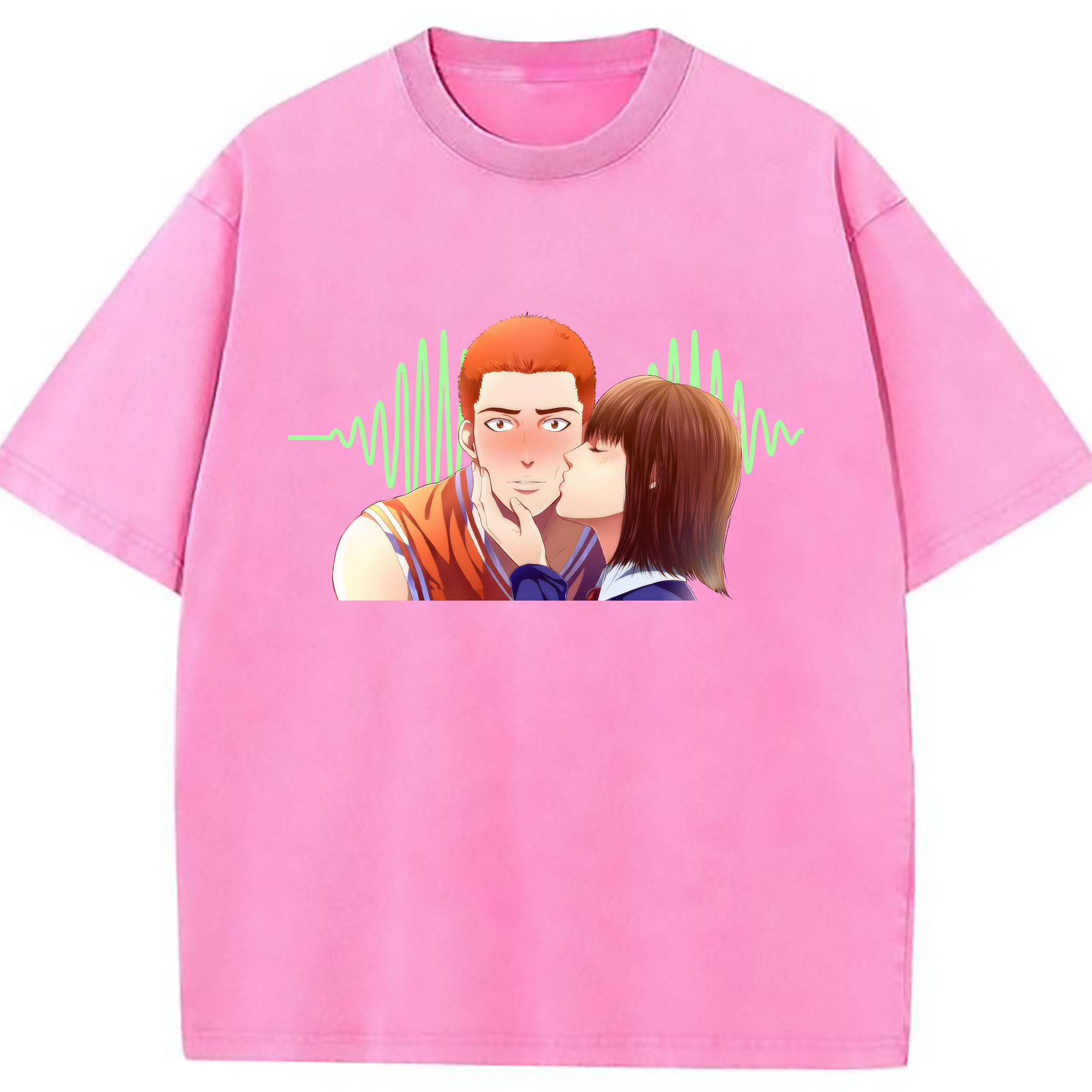 （画像用） SLAM DUNK／スラムダンク 綿100% ヴィンテージ風 半袖Tシャツ（フロントプリント）